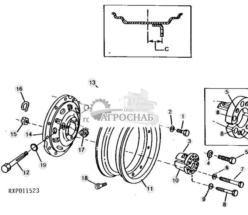ЛИТЫЕ ЗАДНИЕ ДИСКИ 